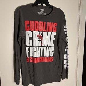 Long sleeve marvel tee